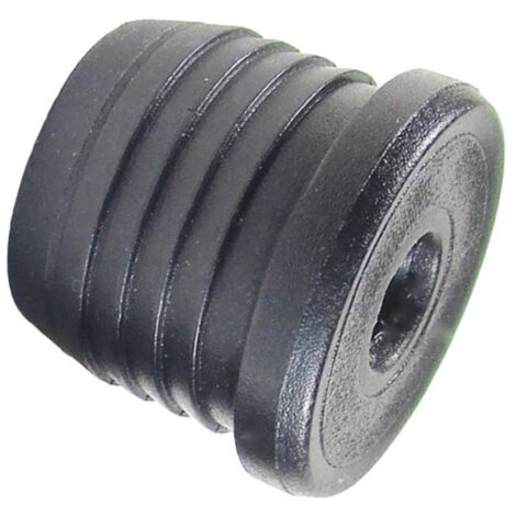 2Gt Roues Et Roulettes – Embout taraudé pour tube rond 20 mm – Fixation pour roulettes à œil – Installation facile avec maillet – Compatible aluminium, acier, inox