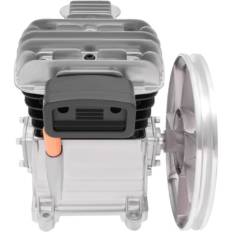 2HP Compresseur d'air comprimé, Tête de compresseur d'air avec 2 cylindres, Tête de compresseur d'air avec poulie max. 10 bar, Pour les industries telles que l'électronique, l'ingénierie