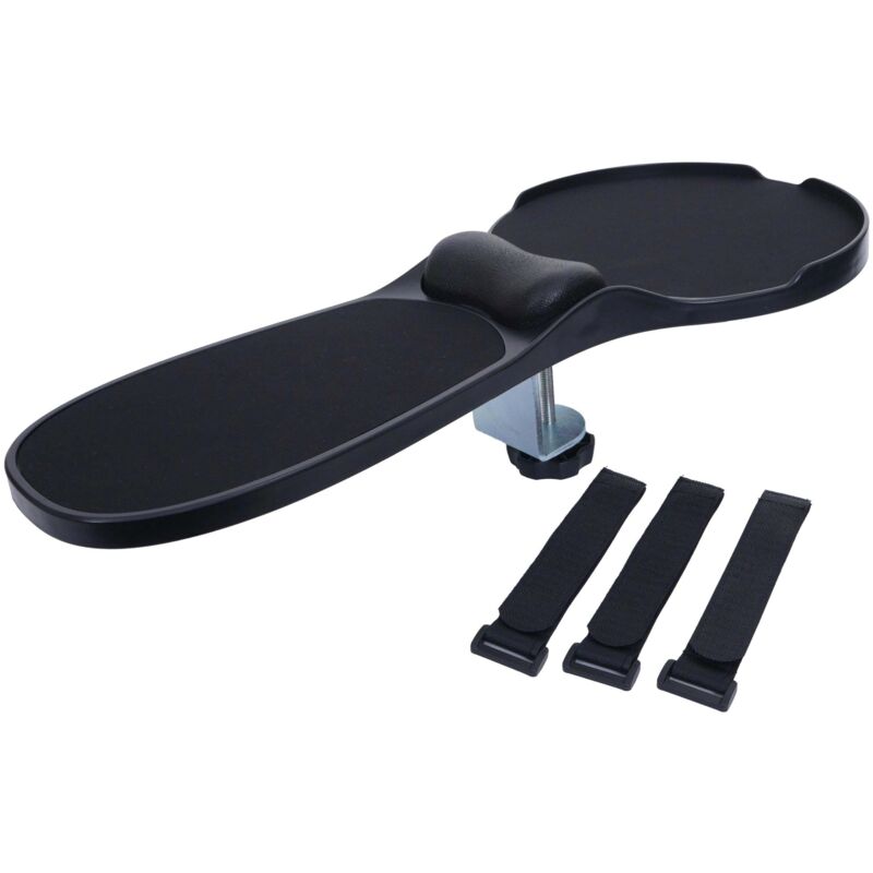 HHG - 2in1 Accoudoir avec tapis de souris 674, tapis de souris pour table/accoudoir Support articulé Coussin ergonomique pour poignet réglable à 90 HHG - 2in1 Accoudoir avec tapis de souris 674, tapis de souris pour table/accoudoir Support articulé Coussin ergonomique pour poignet réglable à 90