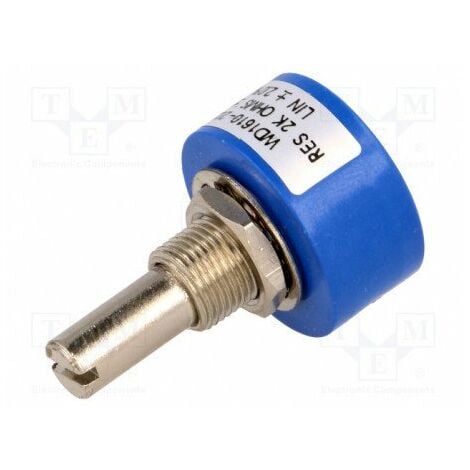 2k 1w Precision Linear Potentiometer 15% Shaft 6,35mm Without Stops 1610-2k