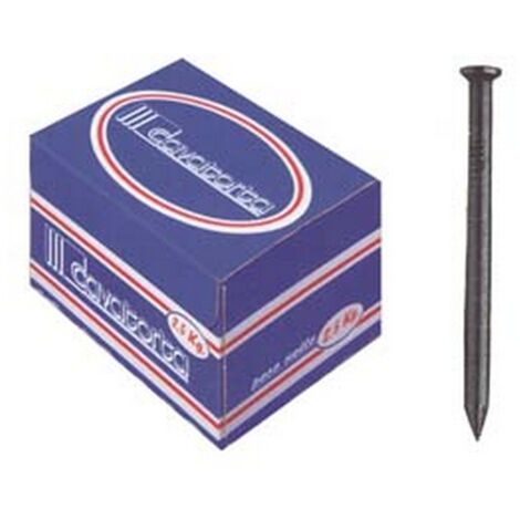 2KG CHIODI ACCIAIO TEMPERATO TESTA BOMBATA -ø mm.4x100