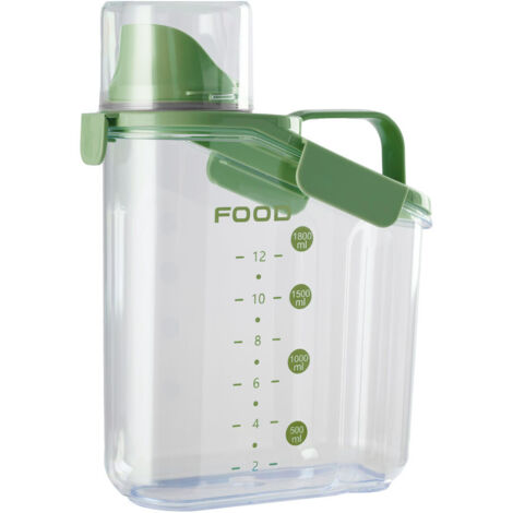 2L Transparent Airtight Food Storage Container