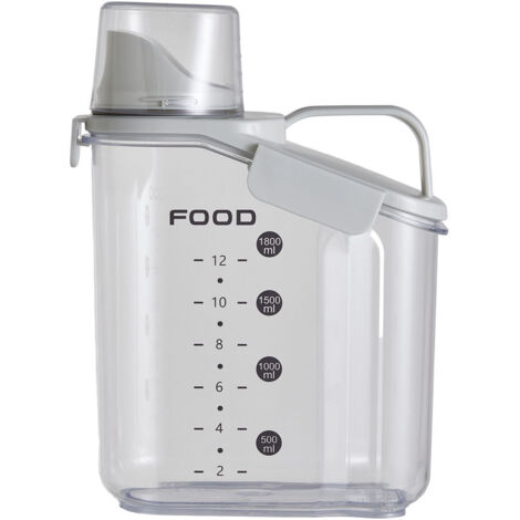 2L Transparent Airtight Food Storage Container