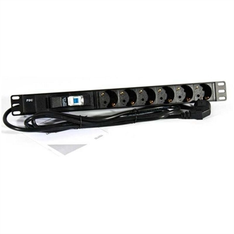 

Regleta 19' 6 Tomas Schuko REG6SCHMAG 250V 3500W 2M - 2lan