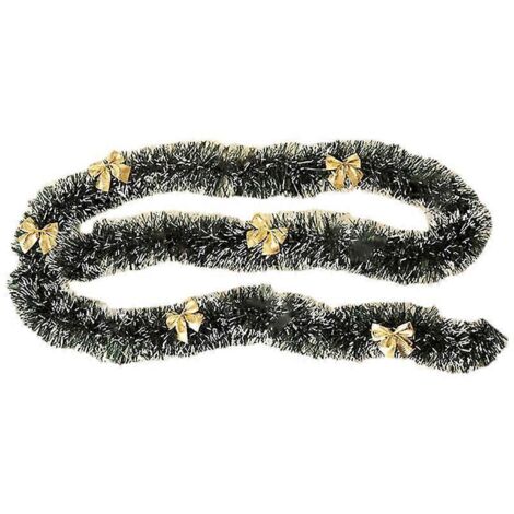2M Bar Tops Ribbon Garland Christmas Tree Kitchen Ornaments-Golden--