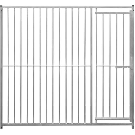 2m Dog Run Panel With Door – 8cm Bar Spacing
