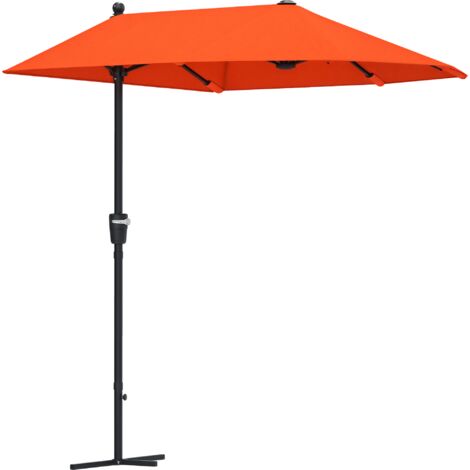 2m Half Parasol Umbrella - Orange