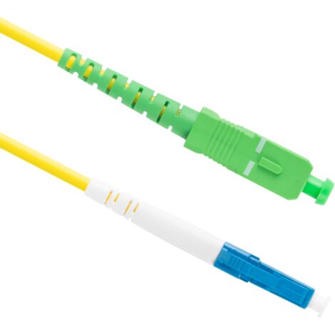 2m lanberg cordon de raccordement mono lc/upc-sc/apc fibre simplex g657a1 lszh jaune