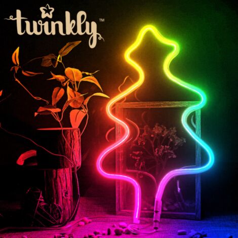 2m Plug In Smart App Controlled Twinkly LED Flex Light  Indoor Home Backlight Gaming