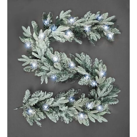 2m Prelit Lapland Fir Christmas Christmas Garland