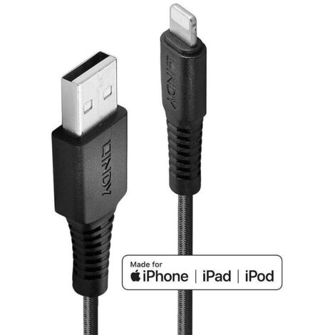 2M REINFORCED USB TYPE A TO LIGHTNI
