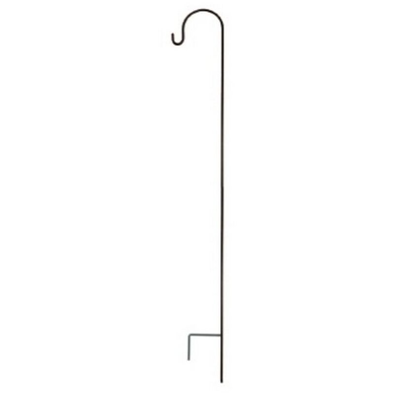 Poppyforge 2M Split Crook (Pack of 2) - Steel - Bare Metal/Ready to Rust in Black | Size: 2 Pack