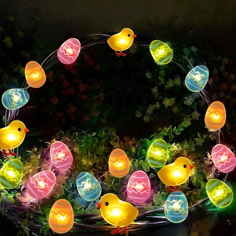 Image of 2m LED Easter Garland 20LED Chickens&hellip;