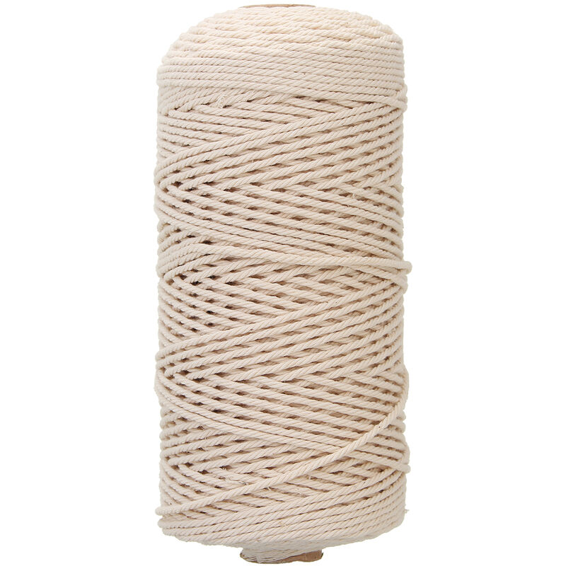 

2mmx200m Macrame Cotton Twisted Rope DIY