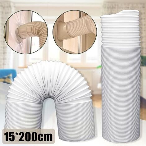 2Mx15CM Flexible Echappement Vent Tuyau Tube Pour Climatiseur Climatisation