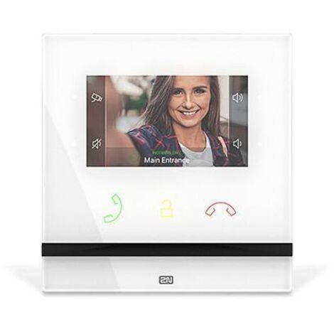 2N 91378501WH Indoor Compact Sistema per Video Citofono Bianco