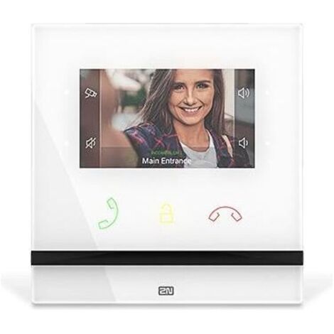 2N Indoor Compact système vidéophone 10,9 cm (4.3") Blanc