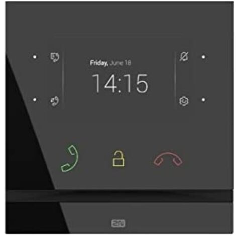 2N Indoor Compact système vidéophone 10,9 cm (4.3") Noir