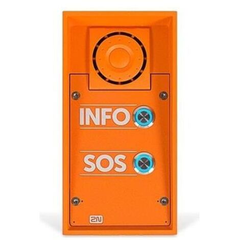 2N IP Safety 2 Tasten, INFO u. SOS Druck (9152102W)