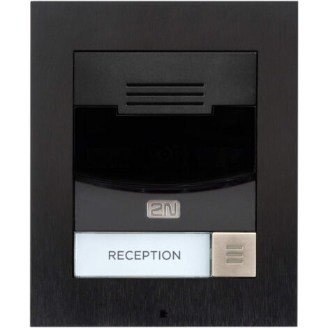2N IP SOLO Pulsantiera compatta con telecamera, Nero
