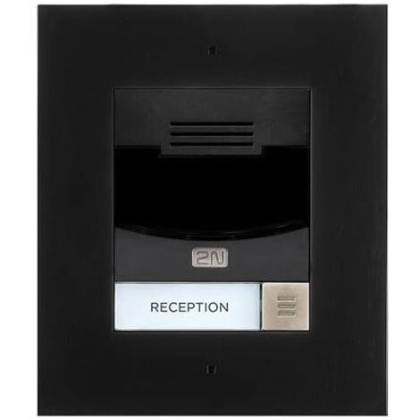 2N Telecommunications 9155301CBF Solo Camera Flush Mount Black Flush