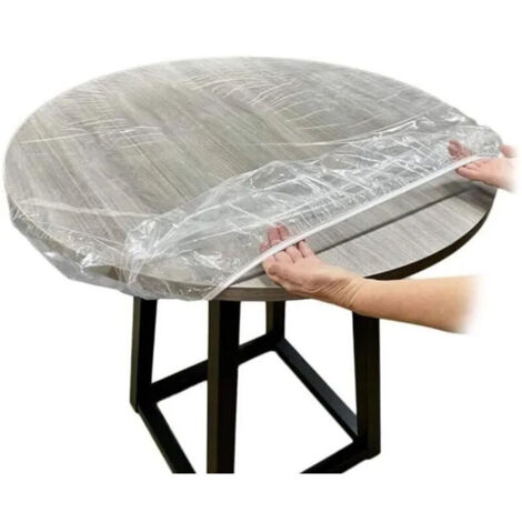 2Nappe élastique - Nappe en vinyle ajustable avec bords élastiques