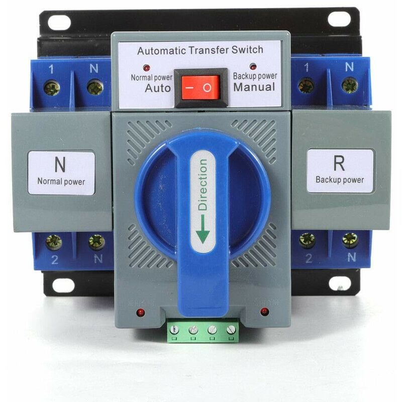 2P 63A double commutateur de commutation de puissance interrupteur automatique interrupteur 220V