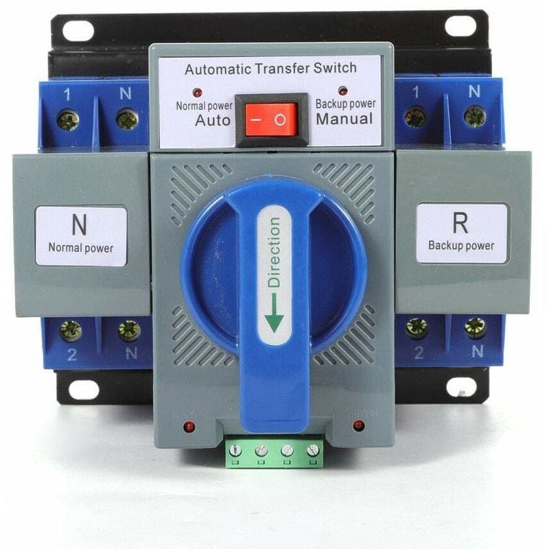 2P 63A double commutateur de commutation de puissance interrupteur automatique interrupteur 220V