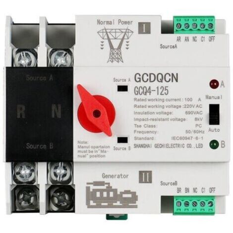 2P100A Dual Power Automatic Transfer Switch