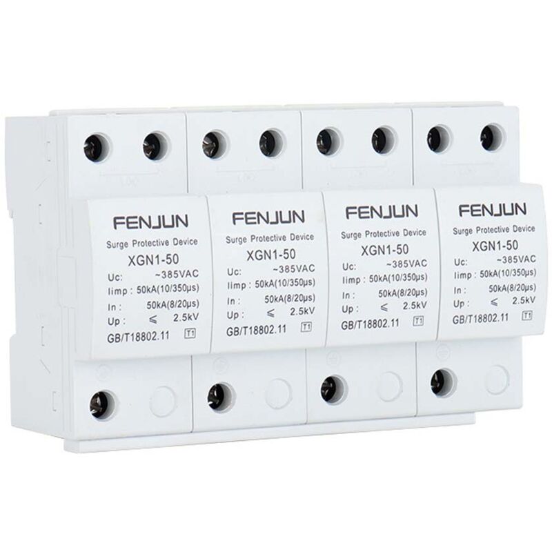 Protecteur de surtension domestique 220V, 1 pièce, 2P/15KA, dispositif de protection contre les surtensions basse tension TONCHEAN