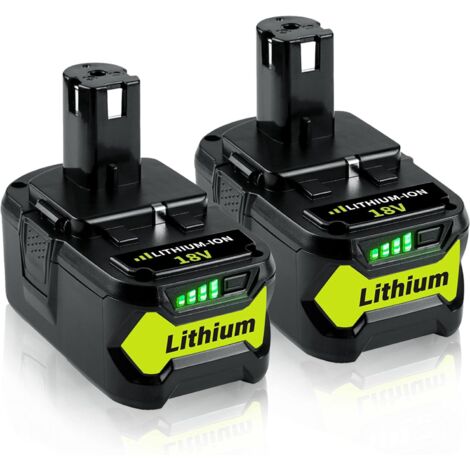 2Pack 7.0Ah pour Ryobi P108 18Volt One+ Plus Batterie Lithium-ion haute capacité RB18L50 RB18L40 P109 P107 P106 P105 P104 P103