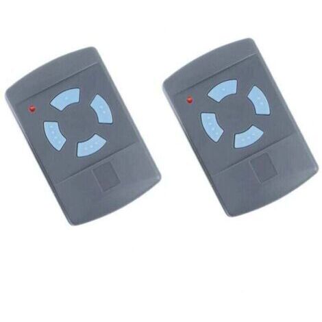2PACK Commande à distance de Garage HSM4 868 avec , XU,4 Boutons Couleur Bleue Remplacer, XU,Les émetteurs Hormann 868 HS4 HSM2 HSP4 868 HS1 868 Tubauto HSM4 868 HS4 868Fréquence