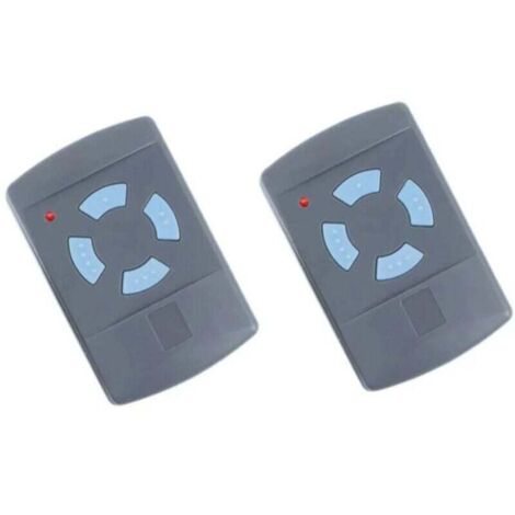 2PACK Télécommande de Garage Sdre HSM4 868 MHz avec 4 Boutons Couleur Bleue Remplacer Les émetteurs Hormann 868 MHz HS4 HSM2 HSP4 868 HS1 868 Tubauto HSM4 868 Tubauto HS4 868Fréquence