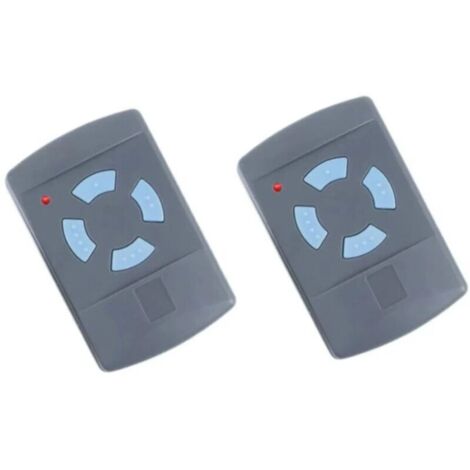 2PACK Télécommande de Garage Sdre HSM4 868 MHz avec 4 Boutons Couleur Bleue Remplacer Les émetteurs Hormann 868 MHz HS4 HSM2 HSP4 868 HS1 868 Tubauto HSM4 868 Tubauto HS4 868Fréquence