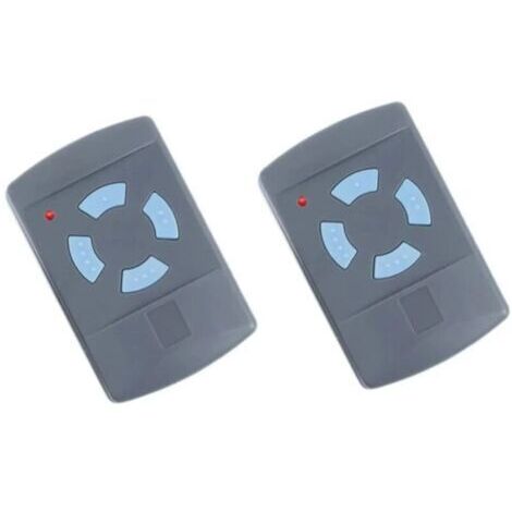 2PACK Télécommande de Garage Sdre HSM4 868 MHz avec 4 Boutons Couleur Bleue Remplacer Les émetteurs Hormann 868 MHz HS4 HSM2 HSP4 868 HS1 868 Tubauto HSM4 868 Tubauto HS4 868Fréquence