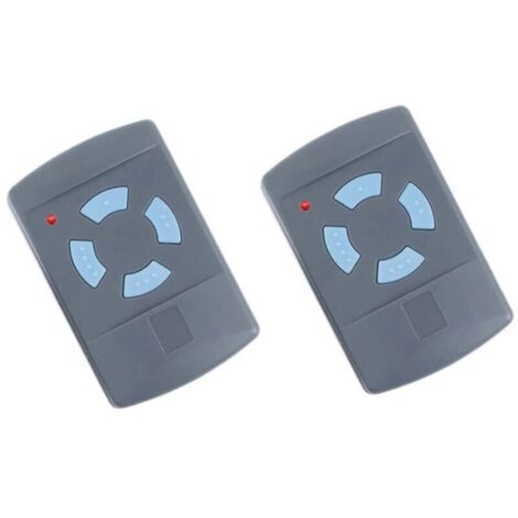 2PACK Télécommande de Garage Sdre HSM4 868 MHz avec 4 Boutons Couleur Bleue Remplacer Les émetteurs Hormann 868 MHz HS4 HSM2 HSP4 868 HS1 868 Tubauto HSM4 868 Tubauto HS4 868Fréquence