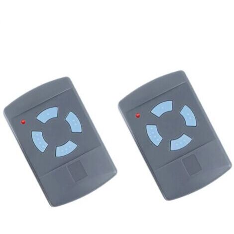 2PACK Télécommande de Garage Sdre HSM4 868 MHz avec 4 Boutons Couleur Bleue Remplacer Les émetteurs Hormann 868 MHz HS4 HSM2 HSP4 868 HS1 868 Tubauto HSM4 868 Tubauto HS4 868Fréquence