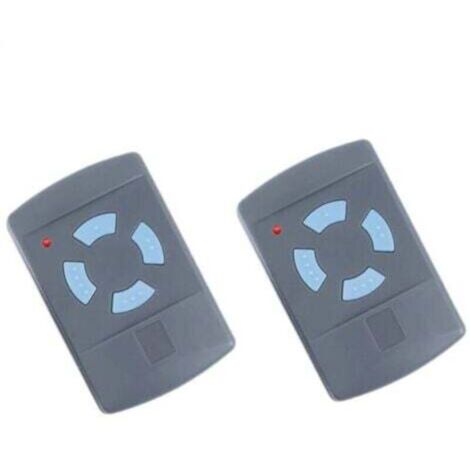 2PACK Télécommande de Garage Sdre HSM4 868 MHz avec 4 Boutons Couleur Bleue Remplacer Les émetteurs Hormann 868 MHz HS4 HSM2 HSP4 868 HS1 868 Tubauto HSM4 868 Tubauto HS4 868Fréquence