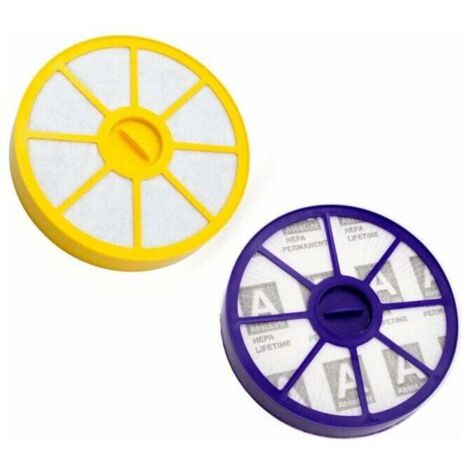 2pc Lot de 2 filtres compatibles pour Dyson DC05 DC08 DC15 DC19 DC20 DC21 Aspirateur, filtre Hepa Accessoires de rechange Série Post et Pre Moteur