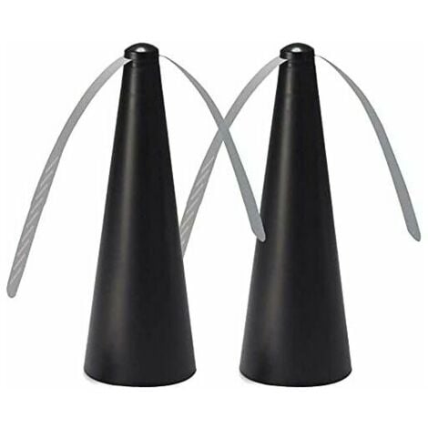 2pc Mouches et moustiques repoussent Les Ventilateurs d'insectes Gardez Les Mouches et Les Insectes Loin de la Nourriture sans Utiliser de Produits Chimiques Profitez de Vos Repas à l'extérieur