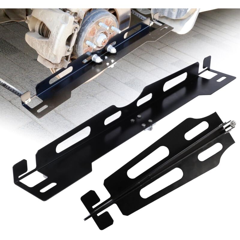 2PC Wheel Alignment Tool Plate Toe Alignment Tool Plates Accessories Accurate Measurements Alignment Tool Board for SUV Car