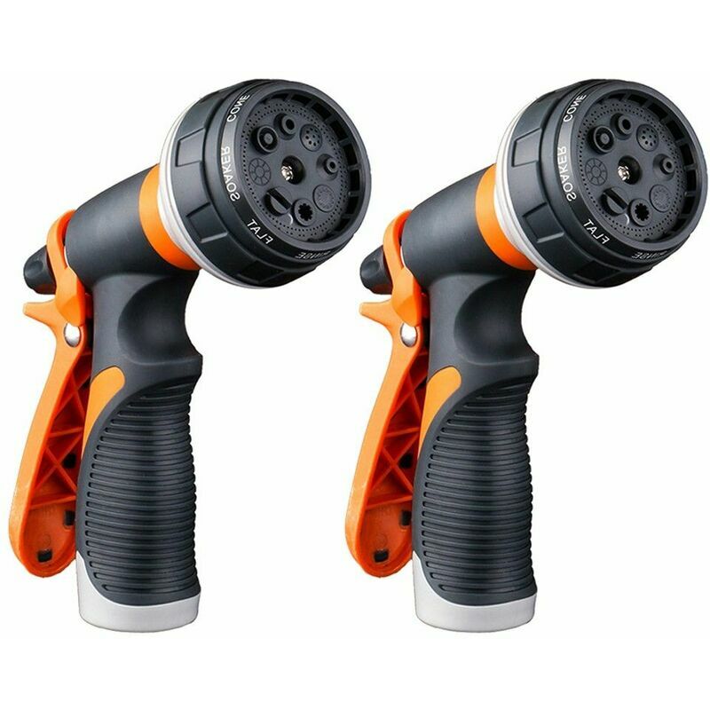 Jet d'eau à haute pression pour tuyau d'arrosage - 2pc, 8 modèles