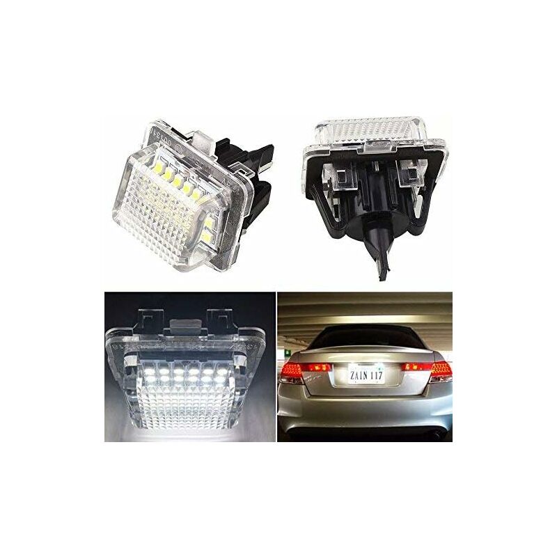 Csparkv - 2PCS 12V 18 smd Voiture Lampe de Plaque d'immatriculation led Lampe de lumière pour benz W204 W221 W212 W216