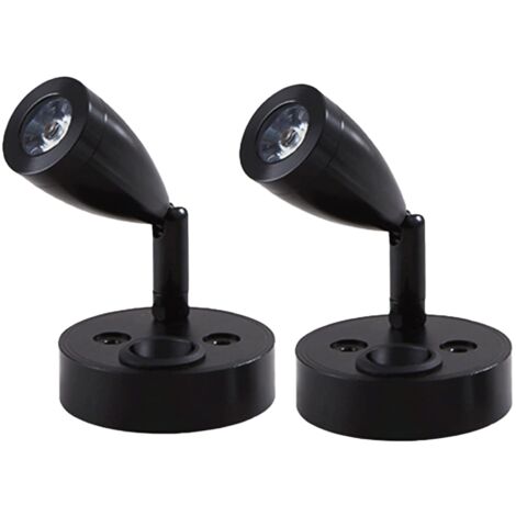 2Pcs 12V LED Spot Reading Lights Adjustable Switch Wall Bedside Lamp Interior Light Motorhome 6000K White for Camper Van