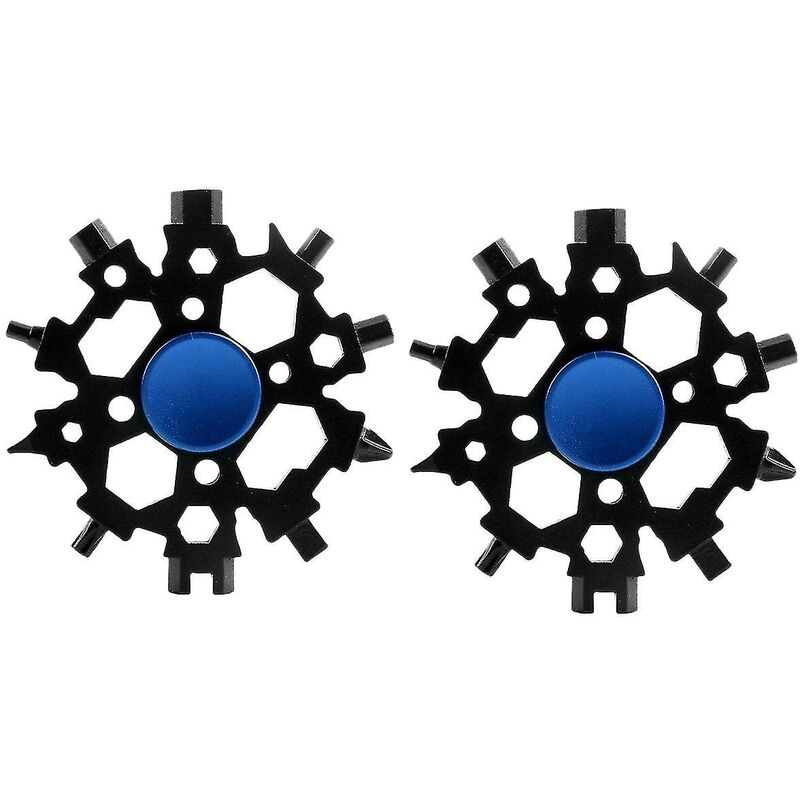 2pcs 22 in 1 fiocco di neve multitool chiave a