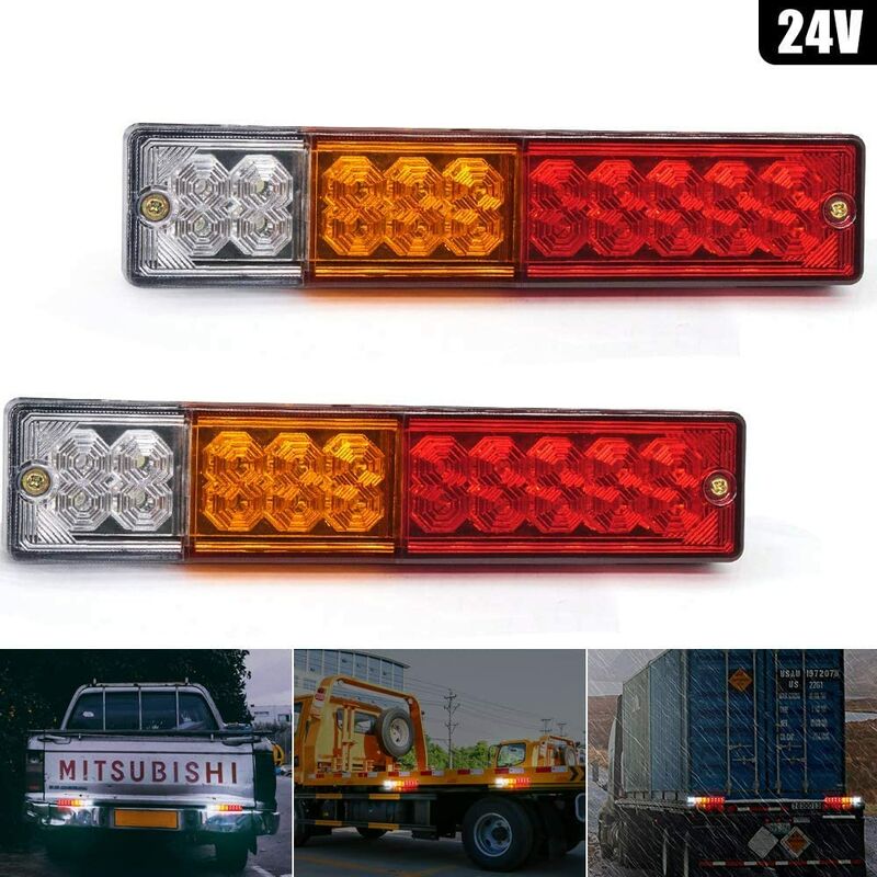 2PCS 24V LED luci del rimorchio, luci posteriori