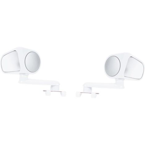 2Pcs 360 Grad Drehbarer Auto-rückspiegelsatz Stoßfester Abs-zusatzspiegel Für Tote