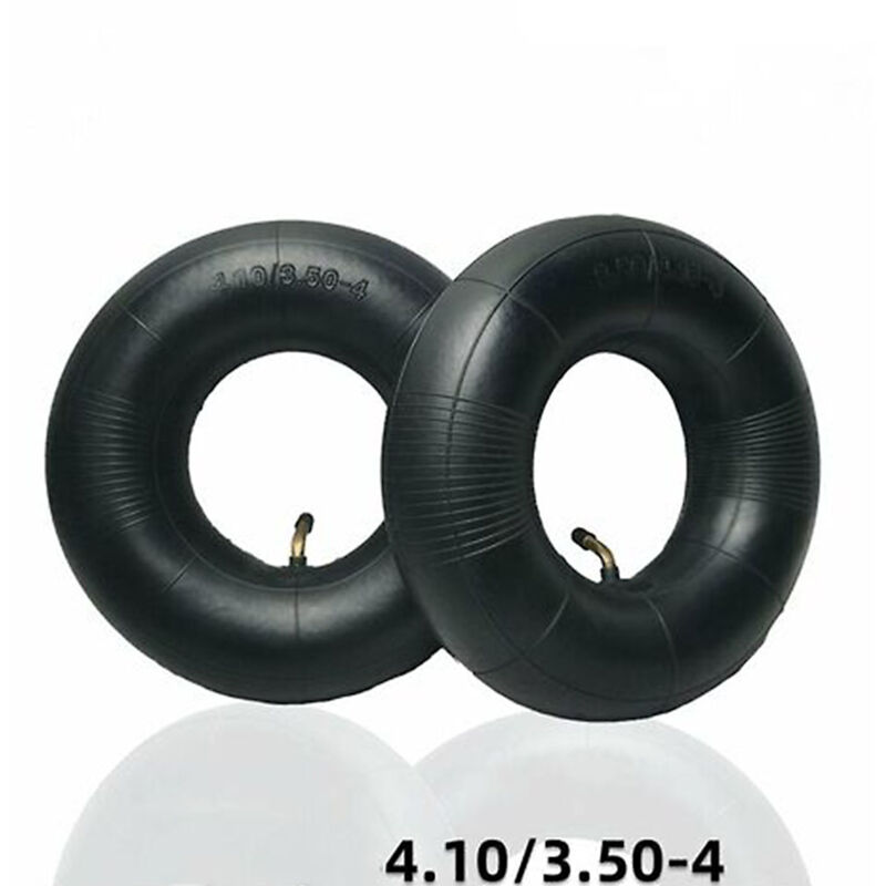 Keyoung - 2 pièces pneus tubulaires série 4.10/3.50-4 pouces pour diable, chariot, charrette à bras, chariot de jardin, tondeuse à gazon, tube de