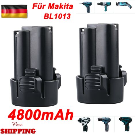 2pcs 4.8Ah 10.8V BL1013 Replacement for Makita Battery 10.8V-12V Max Lithium Ion Battery BL1014 194550-6 194551-4 195332-9 CL100DW DF330D FD01ZW