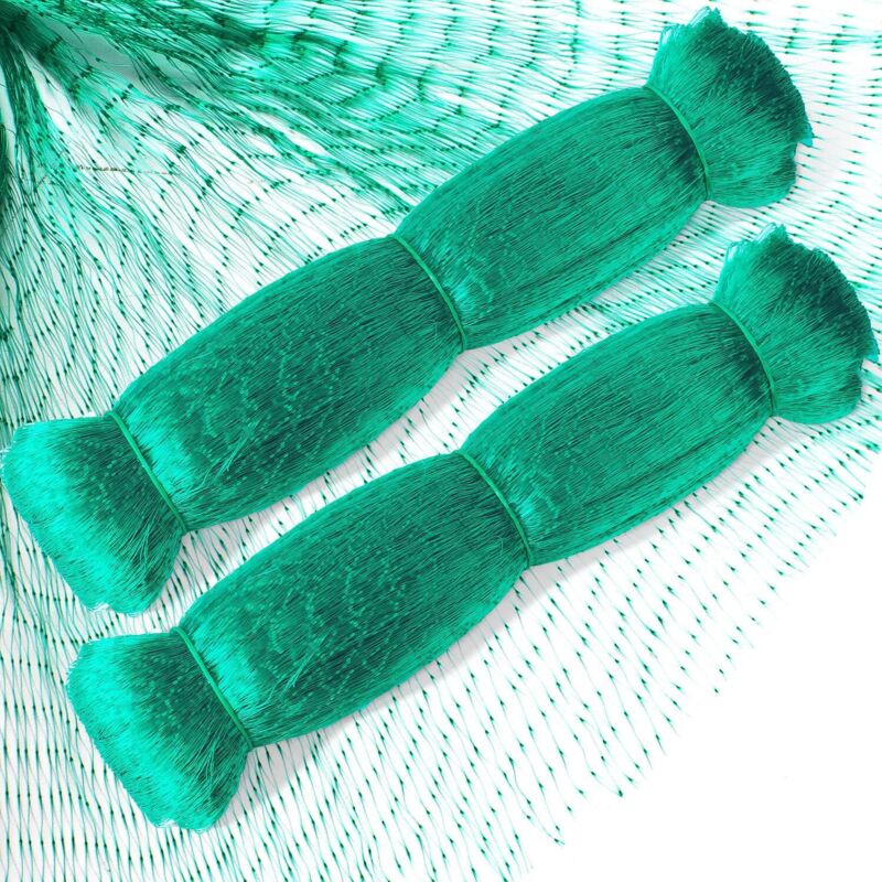 2pcs 4mX12m Filet Anti Oiseaux Pour Protéger Jardin Plantes Fruits Fleurs Légumes Robuste Vert